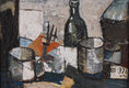 Load image into Gallery viewer, Mid Century Original Still Life Oil Painting By A Nilsson Sweden 1965
