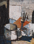 Load image into Gallery viewer, Mid Century Original Still Life Oil Painting By A Nilsson Sweden 1965

