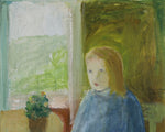 Vintage Mid Century Expressionist Oil Painting By E Emland  Sweden