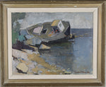 Vintage Art Room Oil Painting By C Ström Sweden