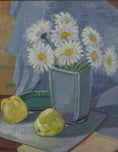 Load image into Gallery viewer, Mid Century Original Still Life Oil Painting By M Friis Sweden
