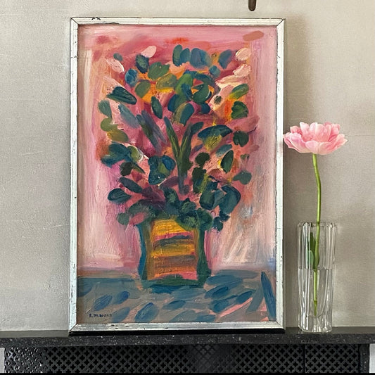 Vintage Mid Century Still Life By Bengt Delefors Sweden