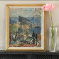 Load image into Gallery viewer, Mid Century Landscape Oil Painting by Göta Fogler From Sweden 1949
