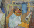 Load image into Gallery viewer, Mid Century Original Still Life Oil Painting By H Persson Sweden 1958
