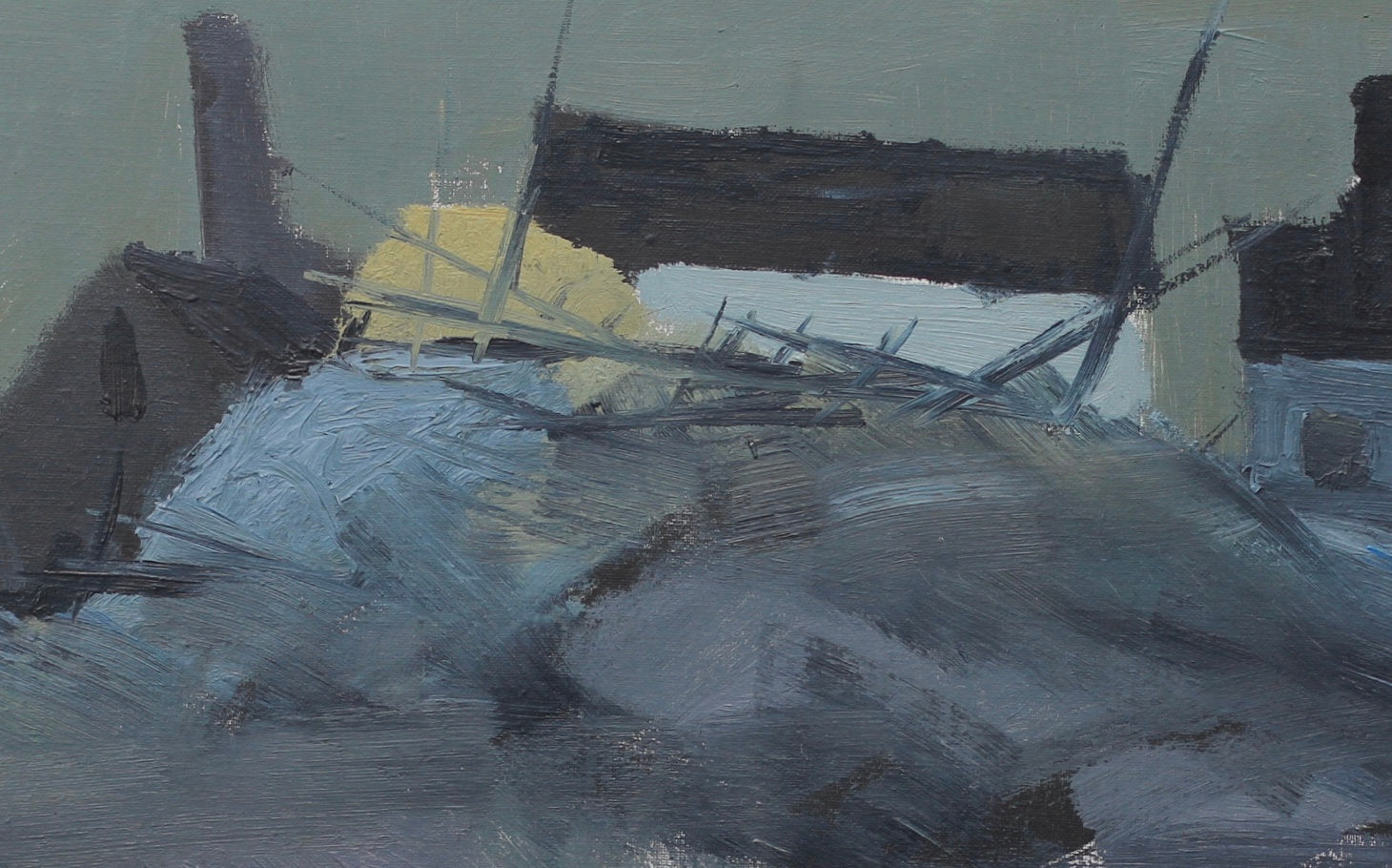 Original Landscape Oil Painting by Kai Christensen Denmark