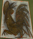 Load image into Gallery viewer, Mid Century Art Oil Painting of Rooster From Sweden
