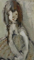 Load image into Gallery viewer, Vintage Portrait Oil Painting by Erik Brandt Sweden
