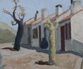 Load image into Gallery viewer, Mid Century Landscape Oil Painting from Sweden Free Shipping
