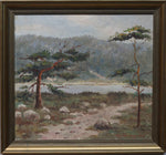 Vintage Fine Art Landscape Oil Painting by August Ehrenberg 1929