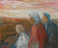 Load image into Gallery viewer, Vintage Mid Century Expressionist Oil Painting from Sweden signed Emland
