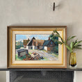 Load image into Gallery viewer, Vintage Fine Art Landscape Oil Painting by Listed Artist Eskil Skans Sweden
