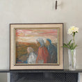 Load image into Gallery viewer, Vintage Mid Century Expressionist Oil Painting from Sweden signed Emland
