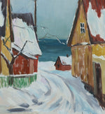 Vintage Oil Painting signed Ivar Johansson from Sweden