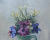 sold out - Vintage Mid Century Still Life Oil Painting by Birgit Trulsson from Sweden