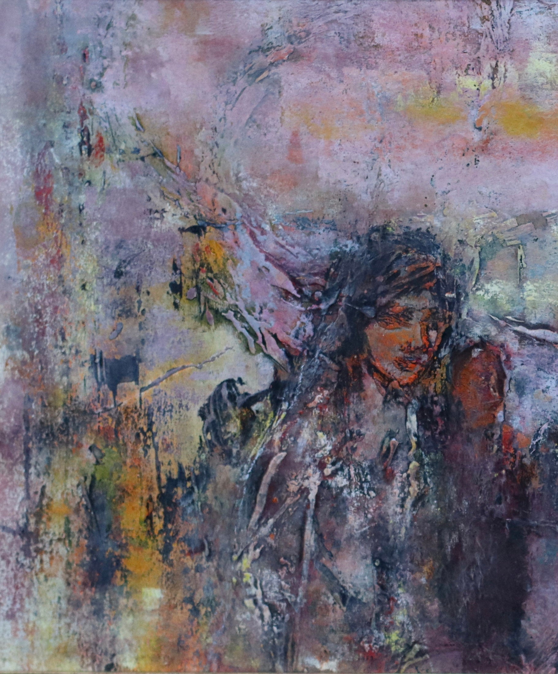 Original Vintage Oil Painting from Sweden by Björn Larsen 1966