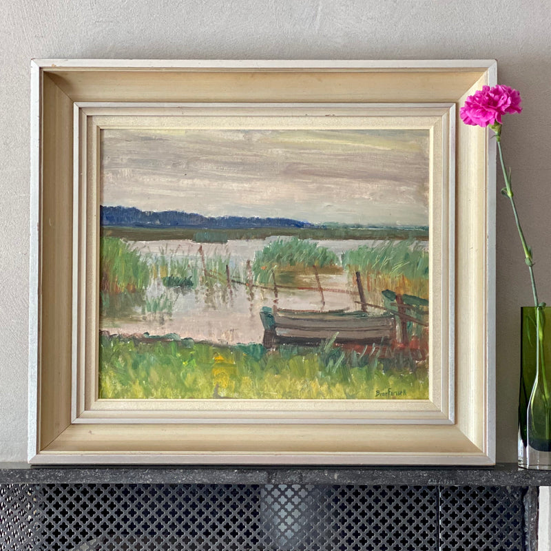 Original Landscape Oil Painting by Listed Artist Bror Forsell Sweden