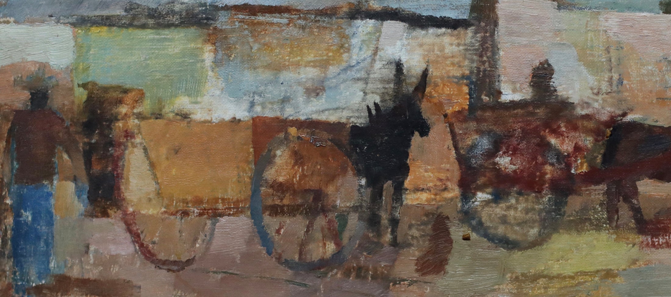 Mid Century Oil Painting from Sweden by Egon Ericsson-Weinemo