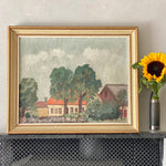 sold out - Vintage Mid Century Oil Painting by Birgit Trulsson from Sweden