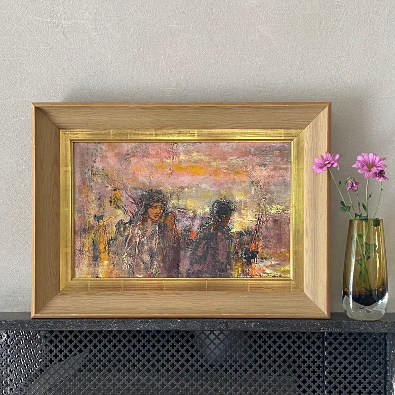 Original Vintage Oil Painting from Sweden by Björn Larsen 1966