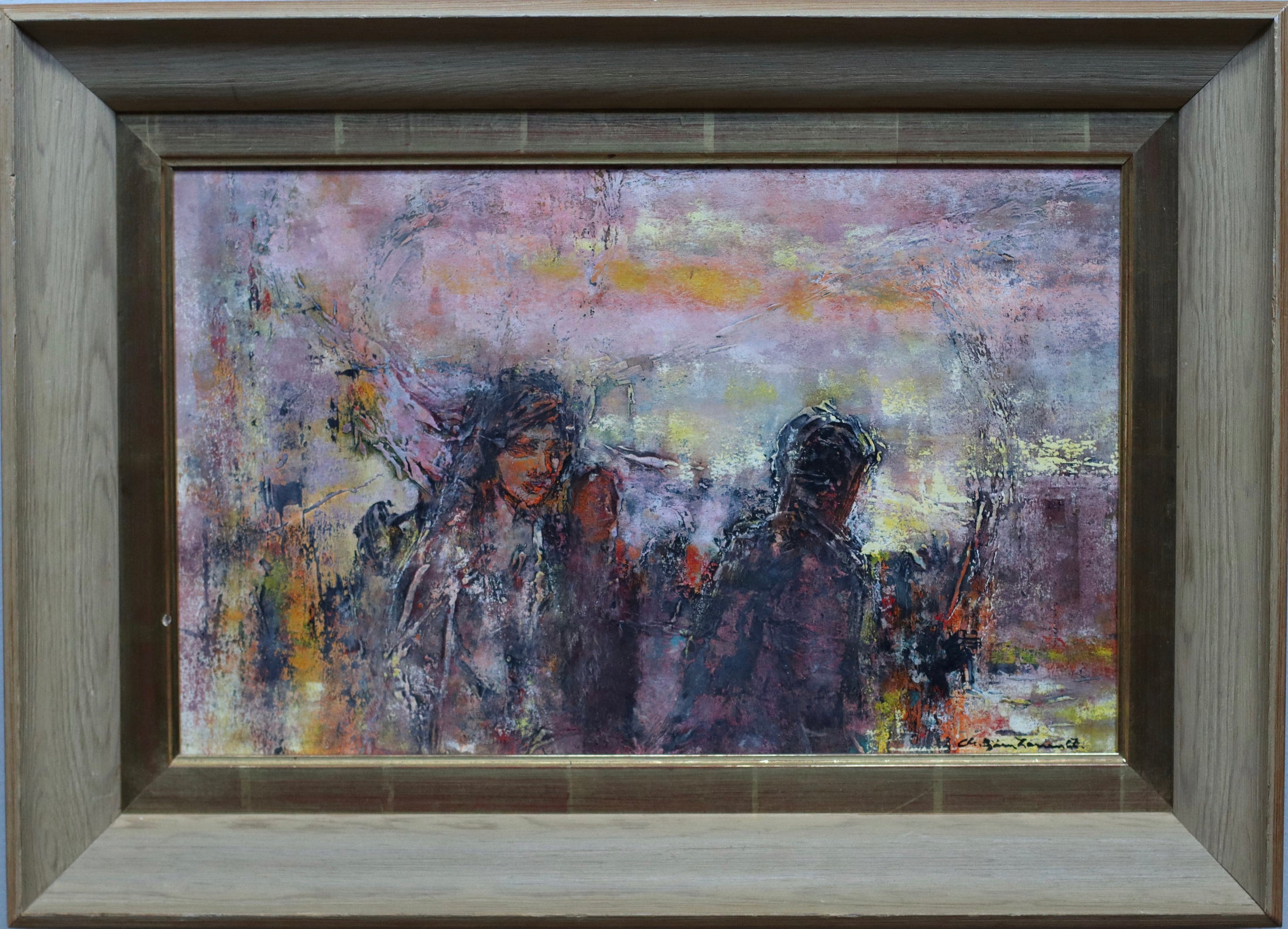Original Vintage Oil Painting from Sweden by Björn Larsen 1966