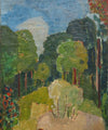 Vintage Landscape Oil Painting by S Möller from Sweden 1932