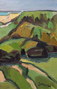 Load image into Gallery viewer, Mid Century Original Oil Painting from Sweden by Gunnar Jonn
