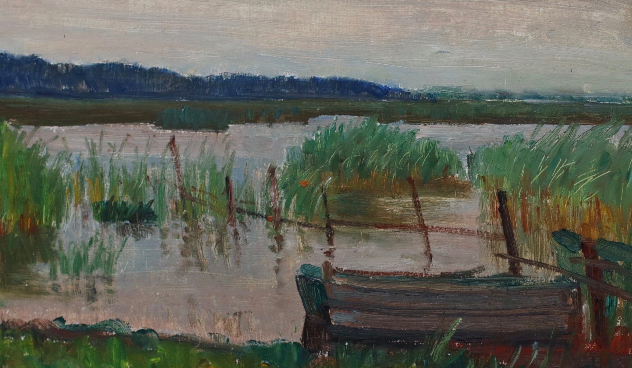 Original Landscape Oil Painting by Listed Artist Bror Forsell Sweden