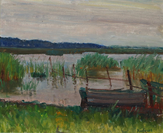 Original Landscape Oil Painting by Listed Artist Bror Forsell Sweden