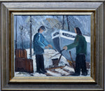 RESERVED NG Original Vintage Oil Painting by Arne Wallsten from Sweden