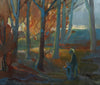 Vintage Original Landscape Oil Painting by H Falk Sweden