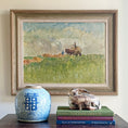 Load image into Gallery viewer, Mid Century Original Landscape Oil Painting From Sweden by B Forsell 1945
