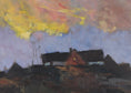 Load image into Gallery viewer, Original Landscape Oil Painting Vintage Mid Century By A Aspelin Sweden

