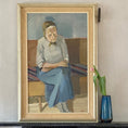 Load image into Gallery viewer, Vintage Portrait Oil Painting by Tage Nilsson from Sweden
