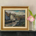 Load image into Gallery viewer, Mid Century Original Landscape Oil Painting By KE Ohlsson Sweden
