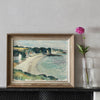 Mid Century Vintage Seascape Oil Painting From Sweden 1949