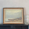 Original Oil Painting Vintage Mid Century From Sweden By E Jean
