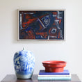 Load image into Gallery viewer, Mid Century Abstract Oil Painting From Sweden
