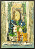 Load image into Gallery viewer, Mid Century Original Portrait Oil Painting From Sweden by K Christensen
