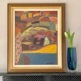 Load image into Gallery viewer, Mid Century Vintage Oil Painting By P Thorlin Sweden
