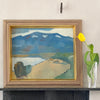 Mid Century Original Landscape Oil Painting From Sweden