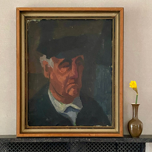 Vintage Man's Portrait From Sweden Vintage Art Room