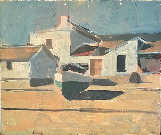 Original Oil Painting Vintage Mid Century From Sweden By O Ydstedt