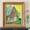 Mid Century Landscape Oil Painting From Sweden by O Ekbom 1950