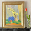 Load image into Gallery viewer, Mid Century Original Still Life Oil Painting By B Peterson Sweden
