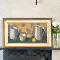 Load image into Gallery viewer, Mid Century Vintage Art Room Original Still Life Oil Painting Sweden
