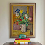 Mid Century Original Oil Painting From Sweden by G Berlin