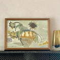 Load image into Gallery viewer, Original Vintage Mid Century Still Life Oil Painting By A Jönsson Sweden
