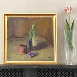 Vintage Mid Century Oil Painting By H Vestman from Sweden