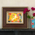 Load image into Gallery viewer, Mid Century Abstract Painting By K Green Sweden
