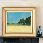 Mid Century Oil Painting By A Nilsson Vintage Art Room